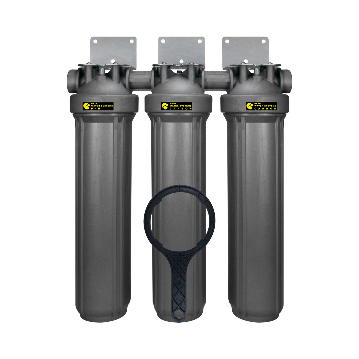 CBS PPH Combo Salt-Free Water Softener Alternative Anti-Scale System with Dual Carbon Filtration