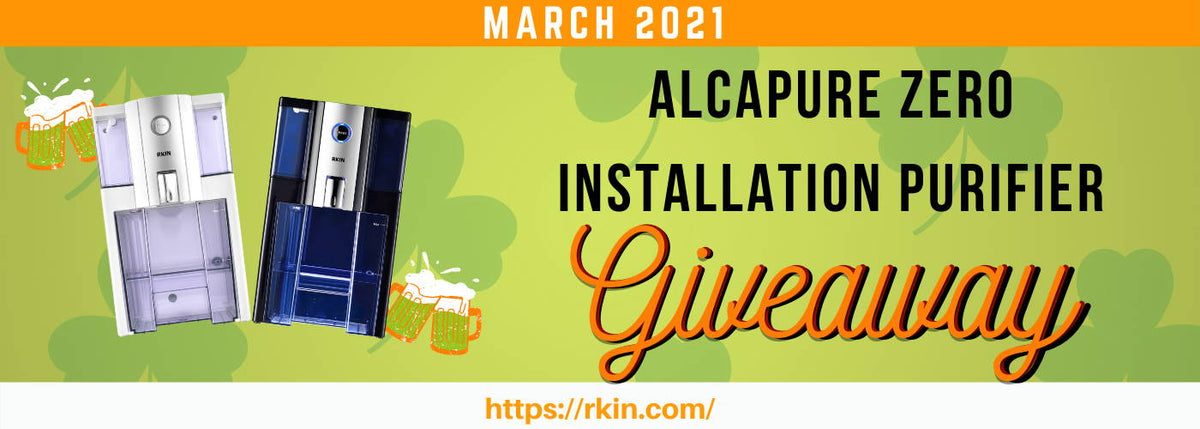 RKINⓇ AlcaPure Zero Installation Purifier Giveaway