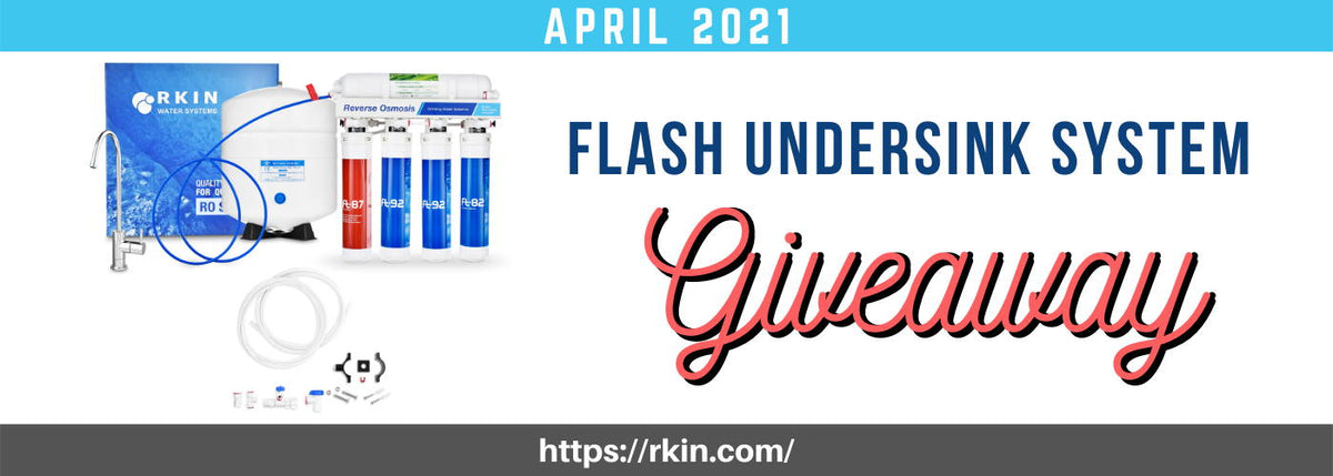 RKINⓇ Flash AlcaPure Undersink RO System Giveaway