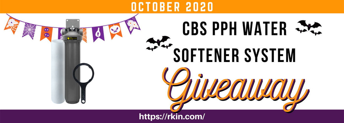 RKIN Salt-Free Water Softener Giveaway for October 2020 - RKIN