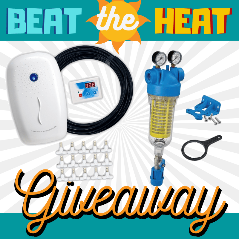 RKIN Smart Misting System + Sediment Water Filter Summer Giveaway - RKIN