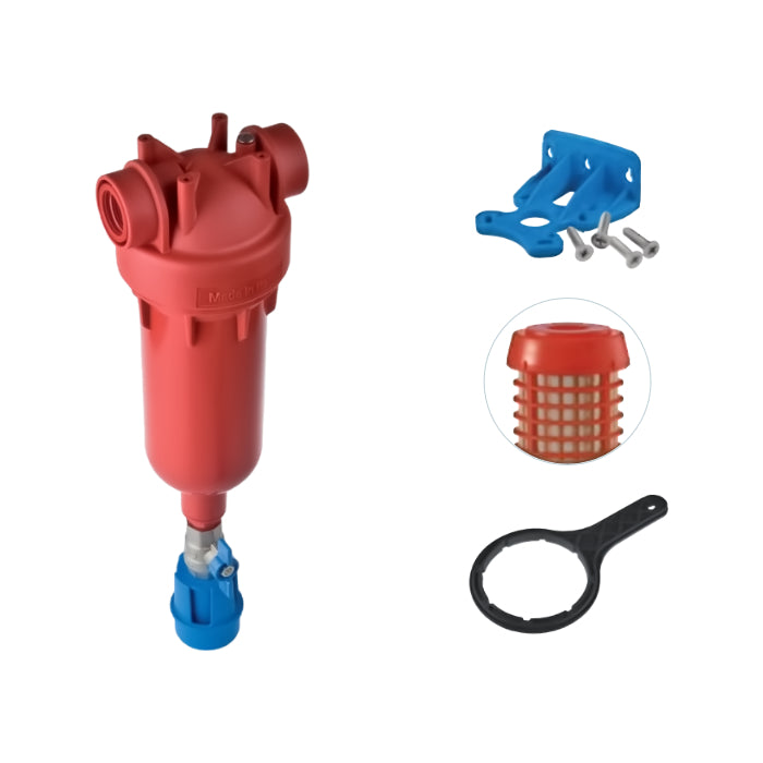 RKIN Dragon HOT Self-Rinsing Spin Down 90 Micron Sediment Filter