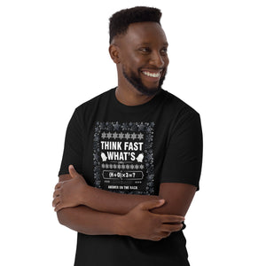 Short-Sleeve Unisex T-Shirt Think Fast #1 - RKIN