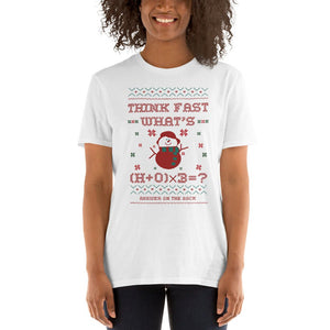 Short-Sleeve Unisex T-Shirt Think Fast #3 - RKIN
