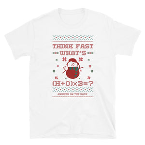 Short-Sleeve Unisex T-Shirt Think Fast #3 - RKIN