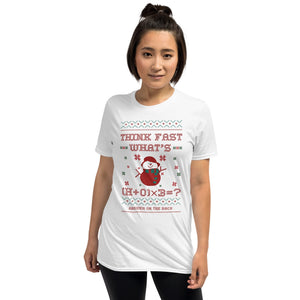 Short-Sleeve Unisex T-Shirt Think Fast #3 - RKIN