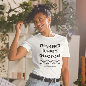 Short-Sleeve Unisex T-Shirt Think Fast #5 - RKIN