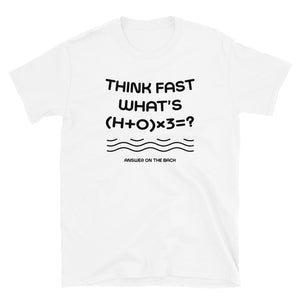 Short-Sleeve Unisex T-Shirt Think Fast #5 - RKIN