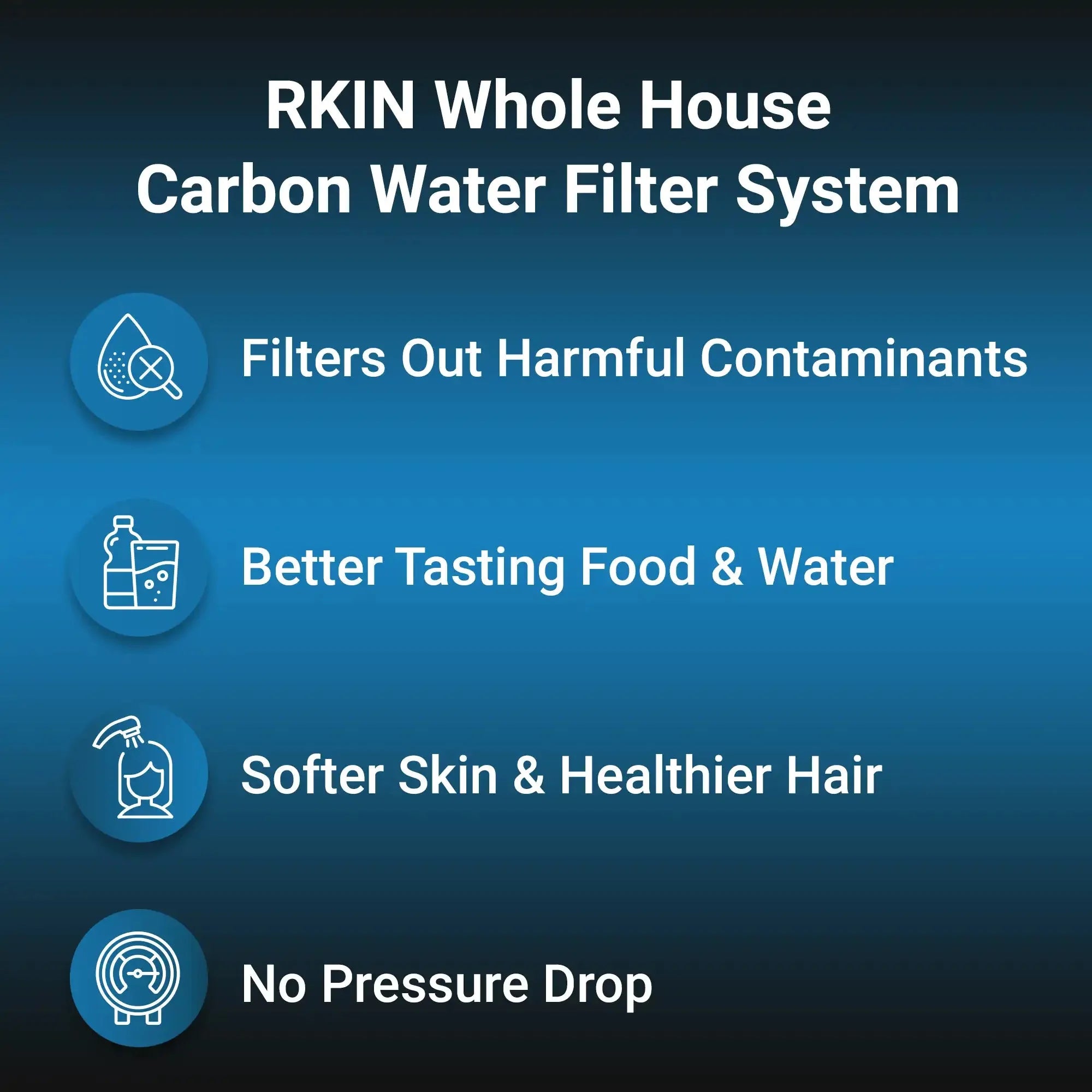 Whole House Carbon Water Filter System - RKIN